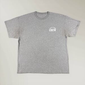 Trader Joe's Crew T-Shirt Short Sleeve Boat Paddles Employee Blue Size 2XL read